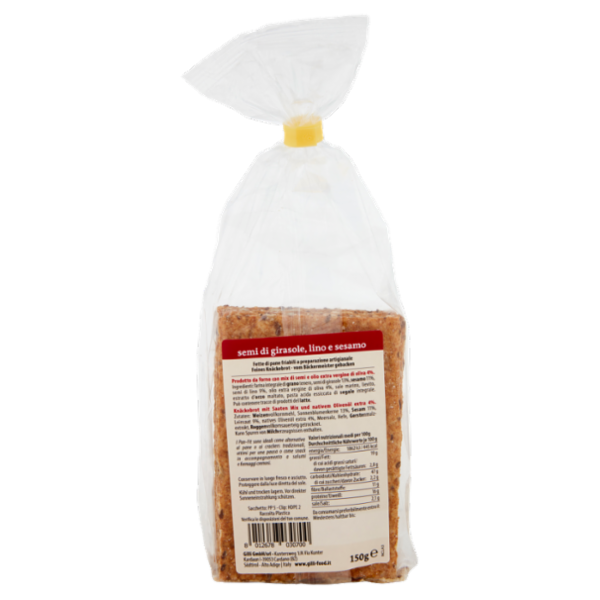 Gilli Pan-Fit semi di girasole, lino e sesamo 150 g