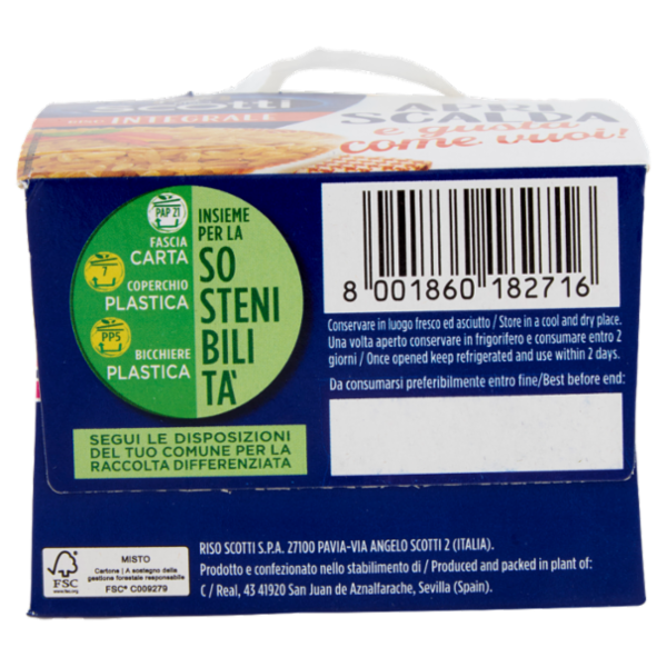 Riso Scotti Apri Scalda e gusta come vuoi! Riso Integrale 200 g