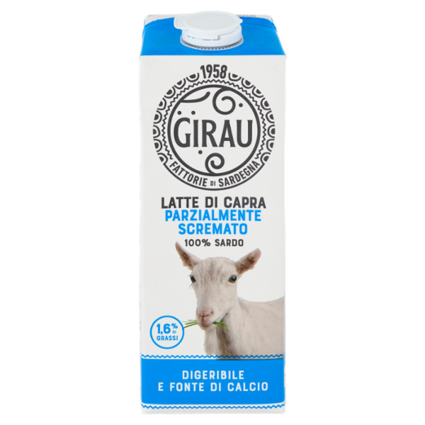 Girau Latte di Capra Parzialmente Scremato 1000 ml