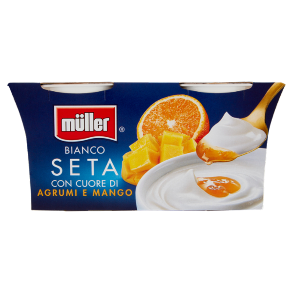 müller Bianco Seta con Cuore di Agrumi e Mango 2 x 125 g