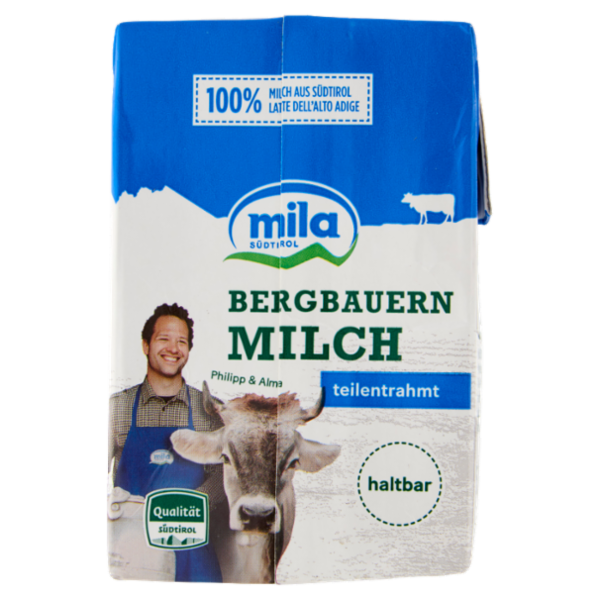 mila Latte di Montagna parzialmente scremato UHT 500 ml