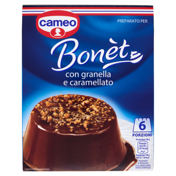 cameo Preparato per Bonèt con granella e caramellato 170 g