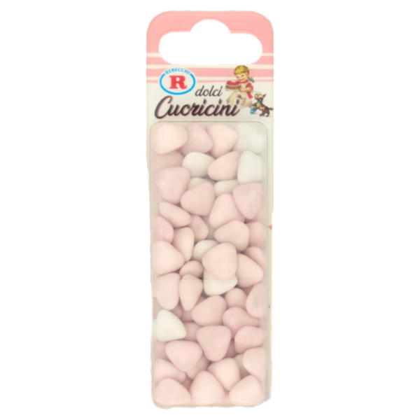 Mariarosa dolci Cuoricini con Cuore di Cioccolato Fondente Rosa 60 g