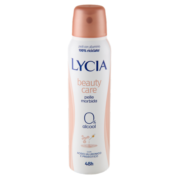 Lycia beauty care con Acido Ialuronico e Prebiotico deo spray 150 ml