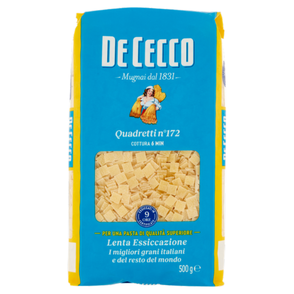De Cecco Quadretti n°172 500 g