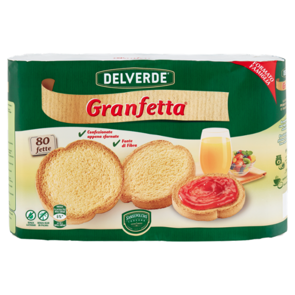 Delverde Granfetta 80 fette 600 g