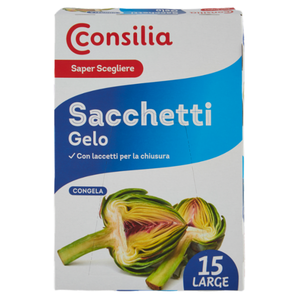 Consilia Saper Scegliere Sacchetti Gelo Large cm 29x42 15 pz