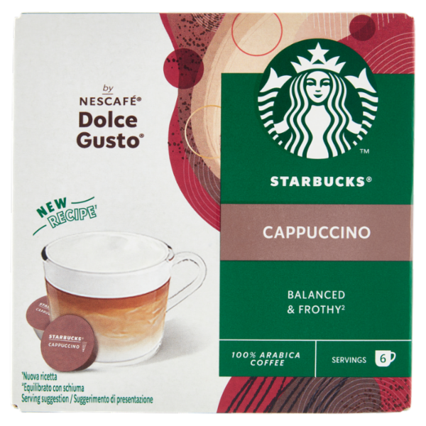 STARBUCKS Cappuccino by Nescafé Dolce Gusto 12 capsule 120 g