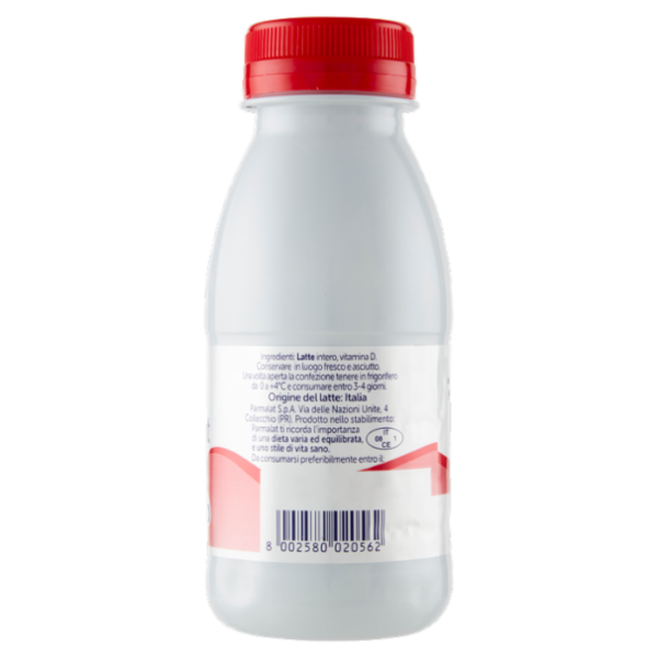 parmalat Bontà e Gusto con Vitamina D Latte Intero 100% Latte d'Italia 250 ml