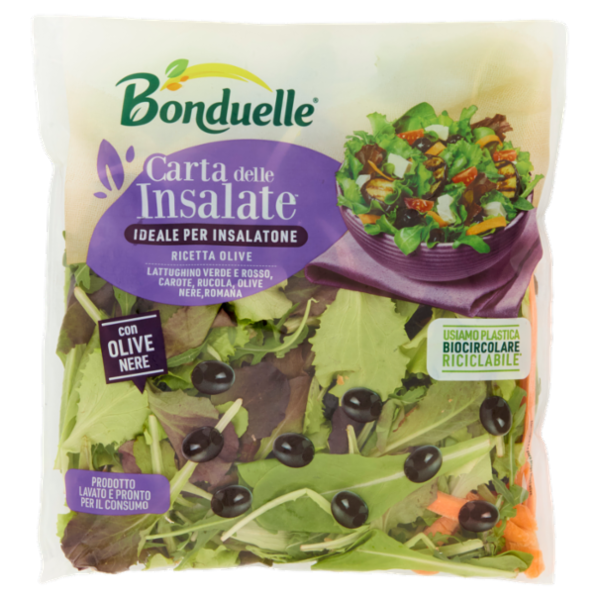 Bonduelle Carta delle Insalate Ricetta Olive 140 g