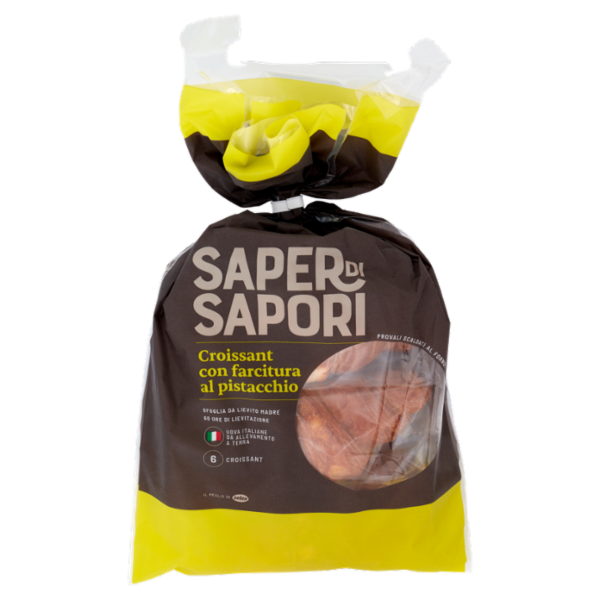 Selex Saper di Sapori Croissant con Farcitura al Pistacchio 6x55g