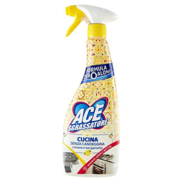 Ace Sgrassatore Cucina Senza Candeggina Limone e bergamotto 500 ml
