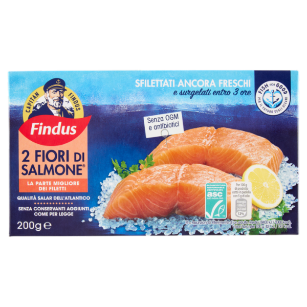 Capitan Findus 2 Fiori di Salmone 200 g