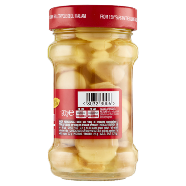 Polli Funghetti Sottolio Interi 190 g