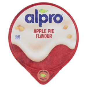 ALPRO Alternativa Vegetale Allo Yogurt, Gusto Torta Di Mele, Fonte Di Calcio, Basso In Grassi, 135g