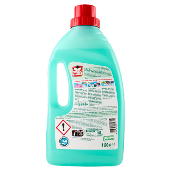 Omino Bianco Candeggina Delicata Muschio Bianco 1100 ml