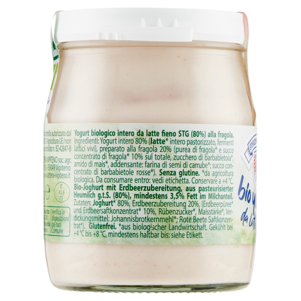 Sterzing Vipiteno bio yogurt da latte fieno fragola 150 g