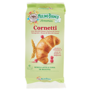 Mulino Bianco Armonia Cornetti Mirtilli Rossi Farina Di Farro Integrale Semi Di Mirtilli Rossi 228 g