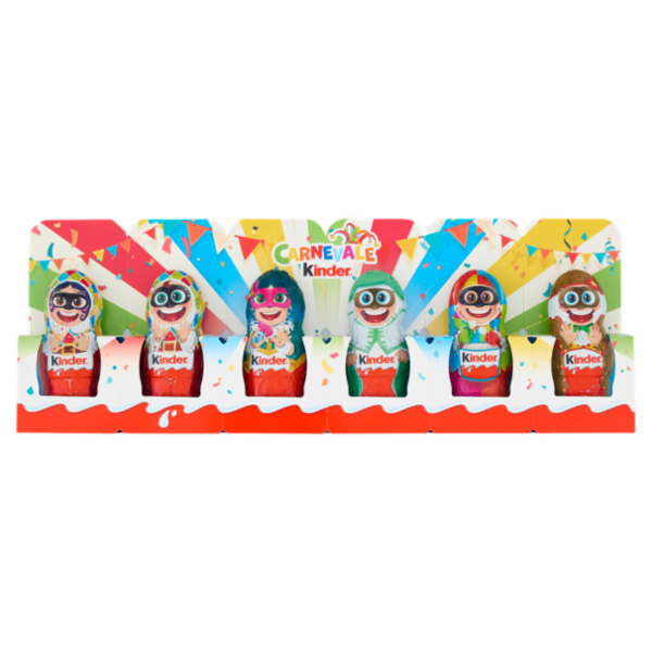 Kinder Carnevale 6 pezzi 90 g
