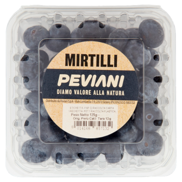 Peviani Mirtilli 125 g