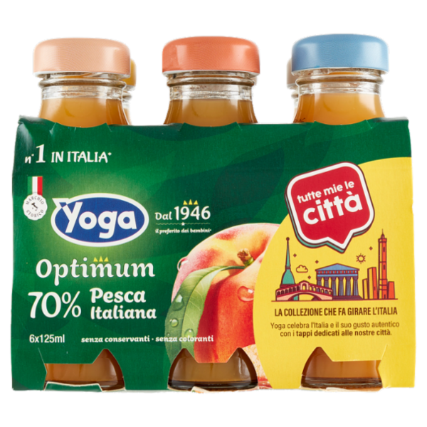 Yoga Optimum 70% Pesca Italiana 6 x 125 ml