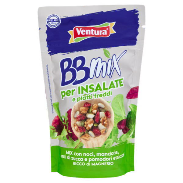 Ventura BBmix per Insalate Mix con noci, mandorle, semi di zucca e pomodori essiccati 150 g