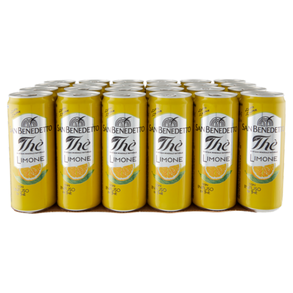 San Benedetto Thè Limone lattina sleek 24 x 0,33 L