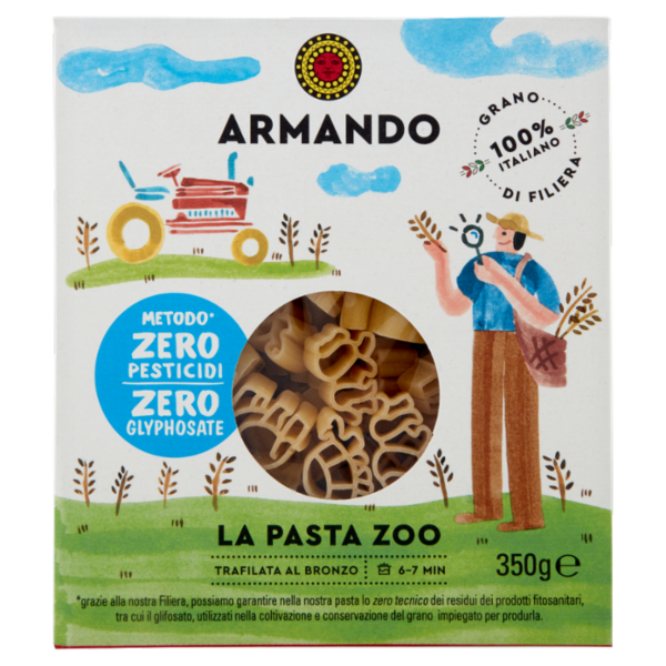 Armando Metodo* Zero Pesticidi - Zero Glyphosate la Pasta Zoo 350 g