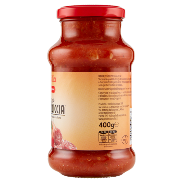 Consilia Saper Scegliere Sugo alla Salsiccia* 400 g