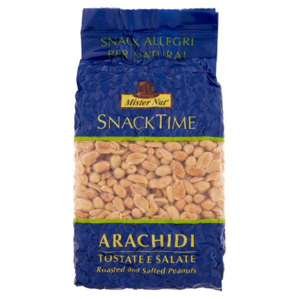 Mister Nut Snack Time Arachidi Tostate e Salate 1 Kg