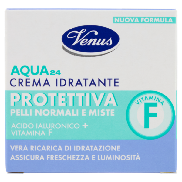 Venus Aqua 24 Crema Idratante Protettiva Pelli Normali e Miste 50 mL
