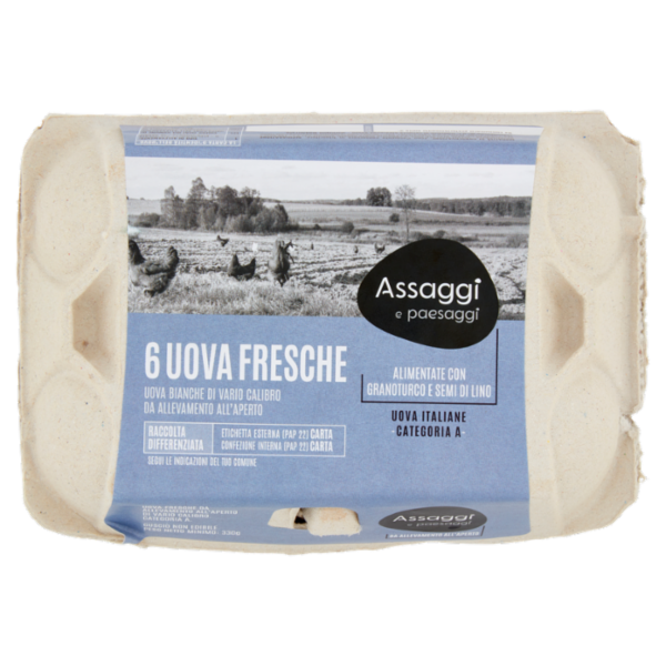 Assaggi e paesaggi 6 Uova Fresche 330 g