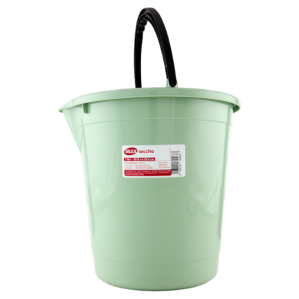 Selex Secchio Diametro 25 cm Verde Cammeo 7 L