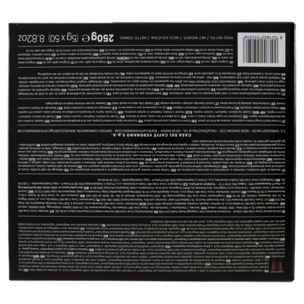 Caffè Vergnano 1882 Intenso Capsule Compatibili Nespresso* 50 x 5 g