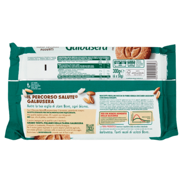 Galbusera BuoniCosi Senza Zuccheri Aggiunti con Avena e Riso 6 x 50 g