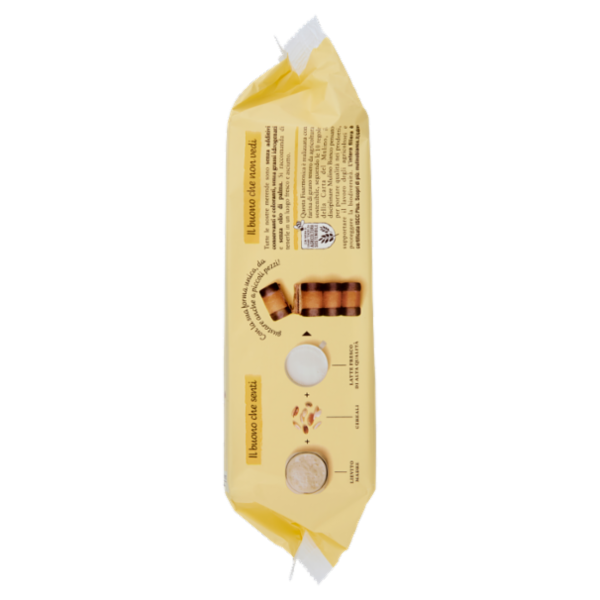 Mulino Bianco Fisarmoniche Merenda con 8 Cereali e Crema al Malto d'Orzo e Cacao 8 pezzi 264g