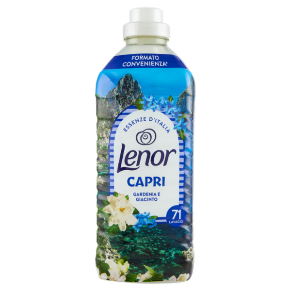 Lenor Essenze D'Italia Capri Ammorbidente Concentrato Gardenia e Giacinto, 71 Lavaggi 1,491 L