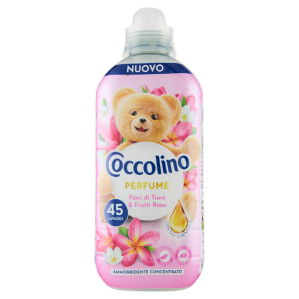 Coccolino Ammorbidente Concentrato Perfume Fiori di Tiarè & Frutti Rossi 45 Lavaggi 952 ml