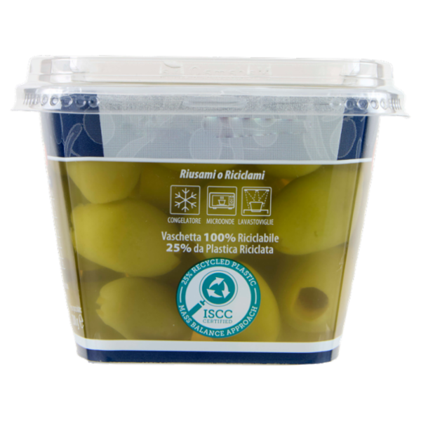 Madama Oliva il Frutto di Grecia Olive Halkidiki Verdi Dolci Giganti Denocciolate 480 g