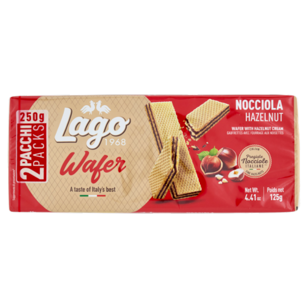 Lago Wafer Nocciola 2 x 125 g