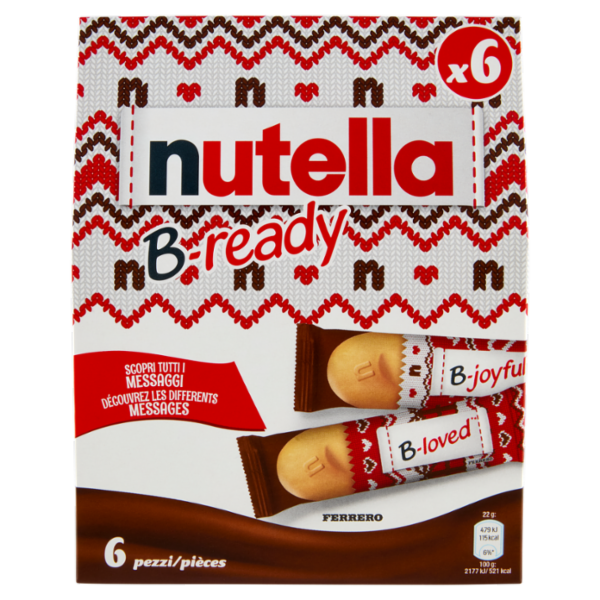nutella B-ready 6 x 22 g