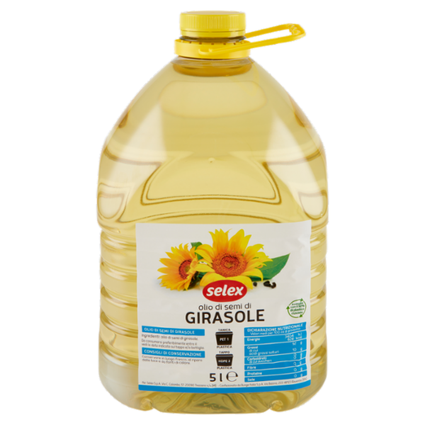Selex Olio di Semi di Girasole 5 L