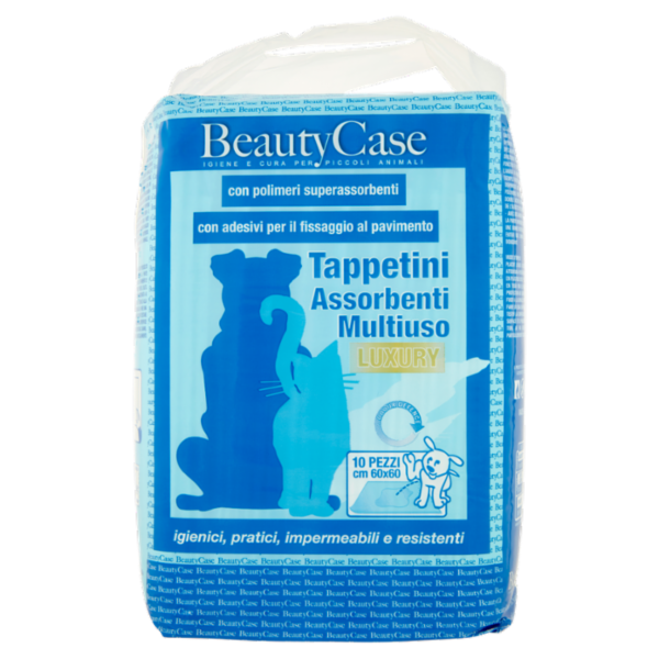 BeautyCase Tappetini Assorbenti Multiuso Luxury 60x60 cm 10 pz