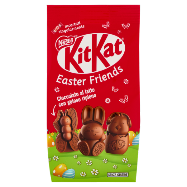 KITKAT Easter Friends Personaggi Pasquali di Cioccolato al Latte Sacchetto 147g