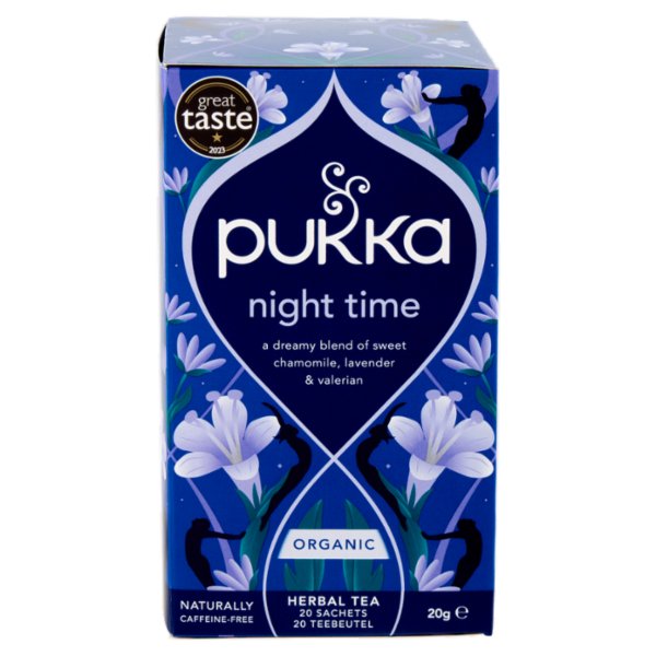 pukka night time Organic 20 Bustine di Miscela per Infuso 20 g