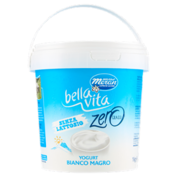 Bella Vita Yogurt Bianco Magro Senza Lattosio Zero Grassi 1 Kg