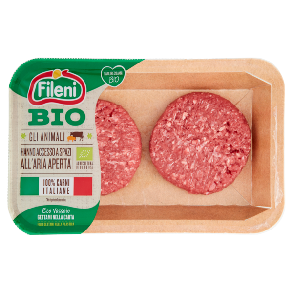 Fileni Bio Hamburger di Bovino Bio 0,180 Kg