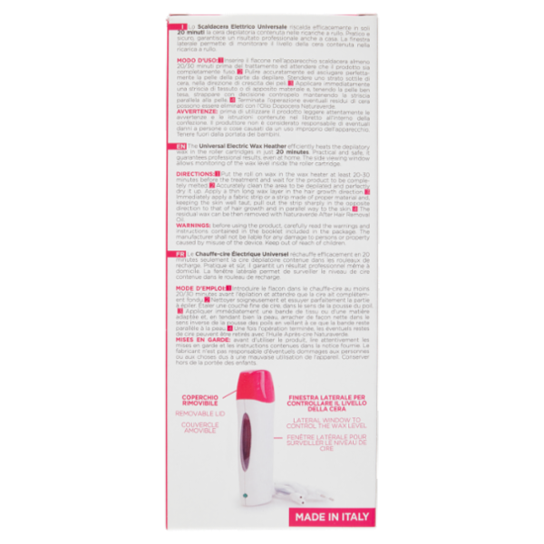 Naturaverde Pro Scaldacera Elettrico Universale per Ricariche a Rullo