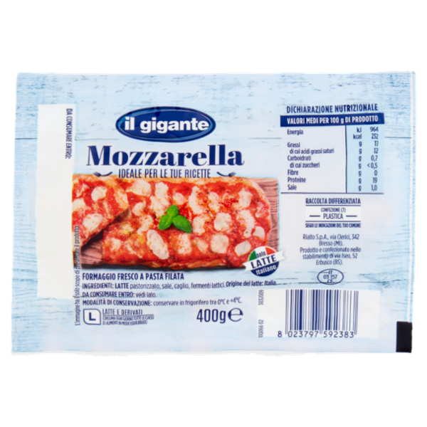 IL GIGANTE Mozzarella 400 g
