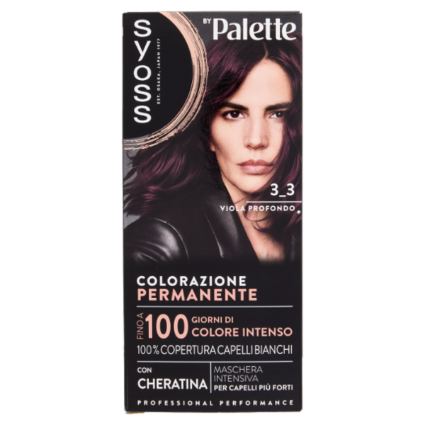 Syoss By Palette Colorazione Permanente 3_3 Viola Profondo